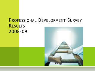 Professional Development Survey Results 2008-09