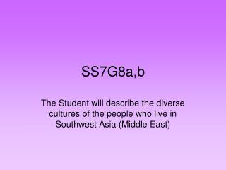 SS7G8a,b