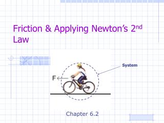 Friction &amp; Applying Newton’s 2 nd Law