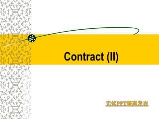 Contract (II)