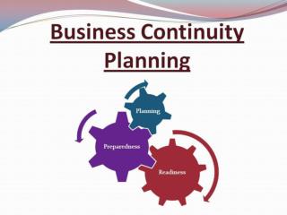 BusinessContinuityPlanOverview