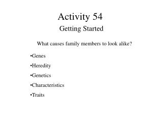 Activity 54