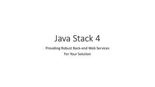 Java Stack 4