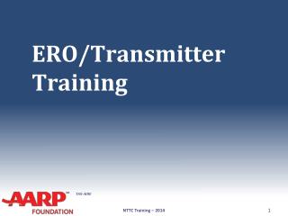 ERO/Transmitter Training