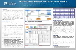 Facilitating Genetic Testing for both Clinical Care and Research