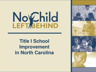 Title I School Improvement in North Carolina