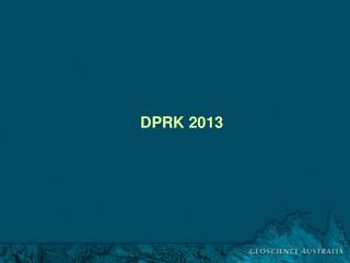 DPRK 2013