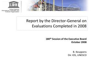 What is Evaluation in UNESCO?