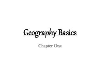 Geography Basics
