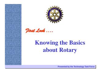 Knowing the Basics about Rotary