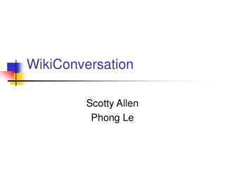 WikiConversation