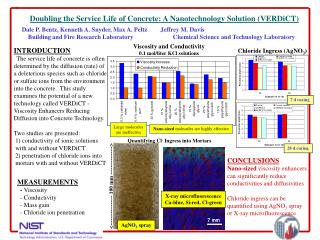 Doubling the Service Life of Concrete: A Nanotechnology Solution (VERDiCT)