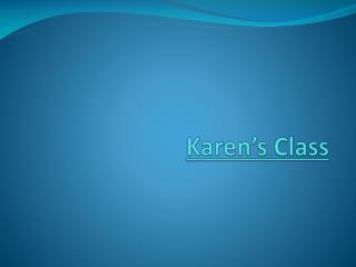 Karen’s Class