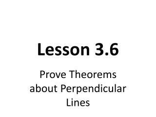 Lesson 3.6