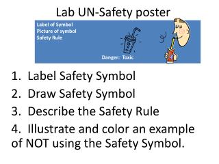 Lab UN-Safety poster