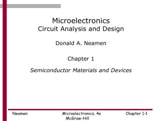 Microelectronics Circuit Analysis and Design