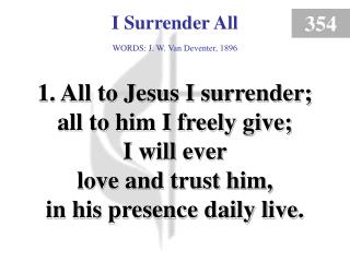 I Surrender All (1)