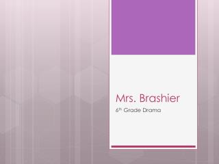 Mrs. Brashier