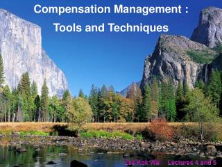Compensation Management : Tools and Techniques