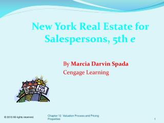 New York Real Estate for Salespersons, 5th e