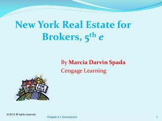 New York Real Estate for Brokers, 5 th e