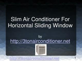 Power Air Conditioners For Horizontal Slider Windows