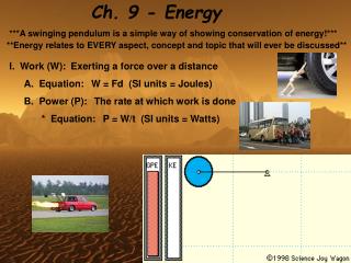 Ch. 9 - Energy