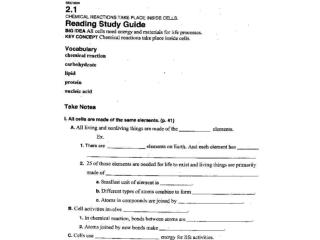 Ch 2 Worksheets