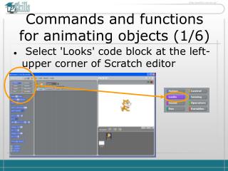 Commands and functions for animating objects ( 1 / 6 )