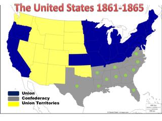 Union 	Confederacy 	Union Territories