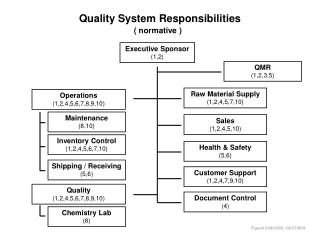 Quality System Responsibilities