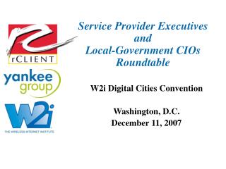 Service Provider Executives and Local-Government CIOs Roundtable