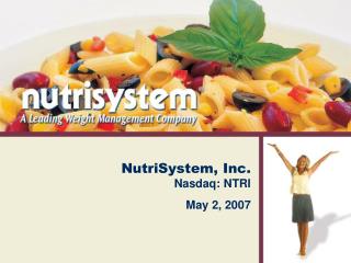 NutriSystem, Inc. Nasdaq: NTRI