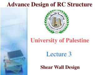 Advance Design of RC Structure