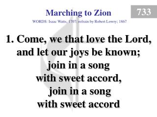 Marching to Zion (1)