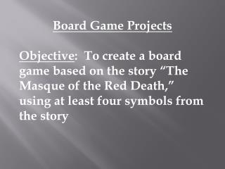 Board Game Projects