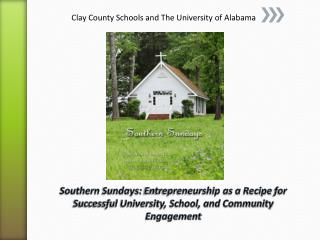 Clay County Schools and The University of Alabama