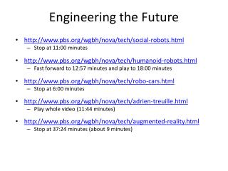 Engineering the Future