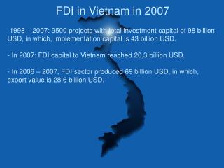FDI in Vietnam in 2007