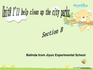 Belinda from Jiyun Experimental School