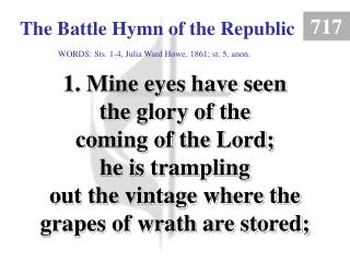 The Battle Hymn of the Republic (1)
