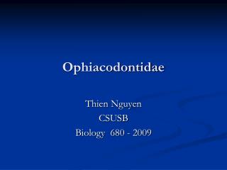 Ophiacodontidae