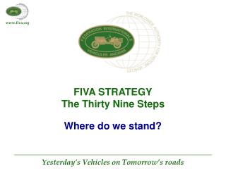 FIVA STRATEGY The Thirty Nine Steps