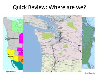 Quick Review: Where are we?