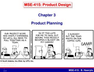 MSE-415: Product Design