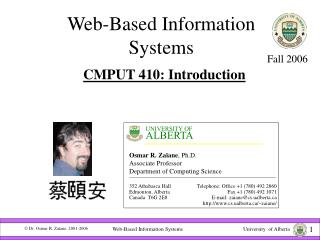 Web-Based Information Systems