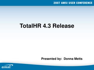 TotalHR 4.3 Release