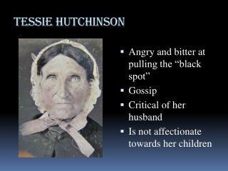 Tessie Hutchinson