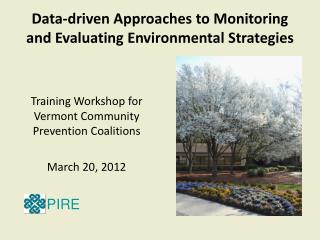 Data-driven Approaches to Monitoring and Evaluating Environmental Strategies