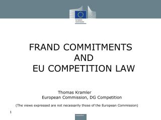 FRAND COMMITMENTS AND EU COMPETITION LAW